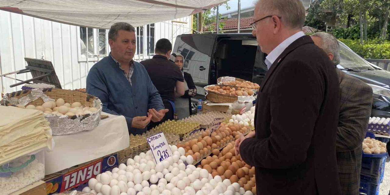 Ak Parti İstanbul Milletvekili Adayı Kıymaz, Ortaköy Semt Pazarında Esnaftan Destek İstedi