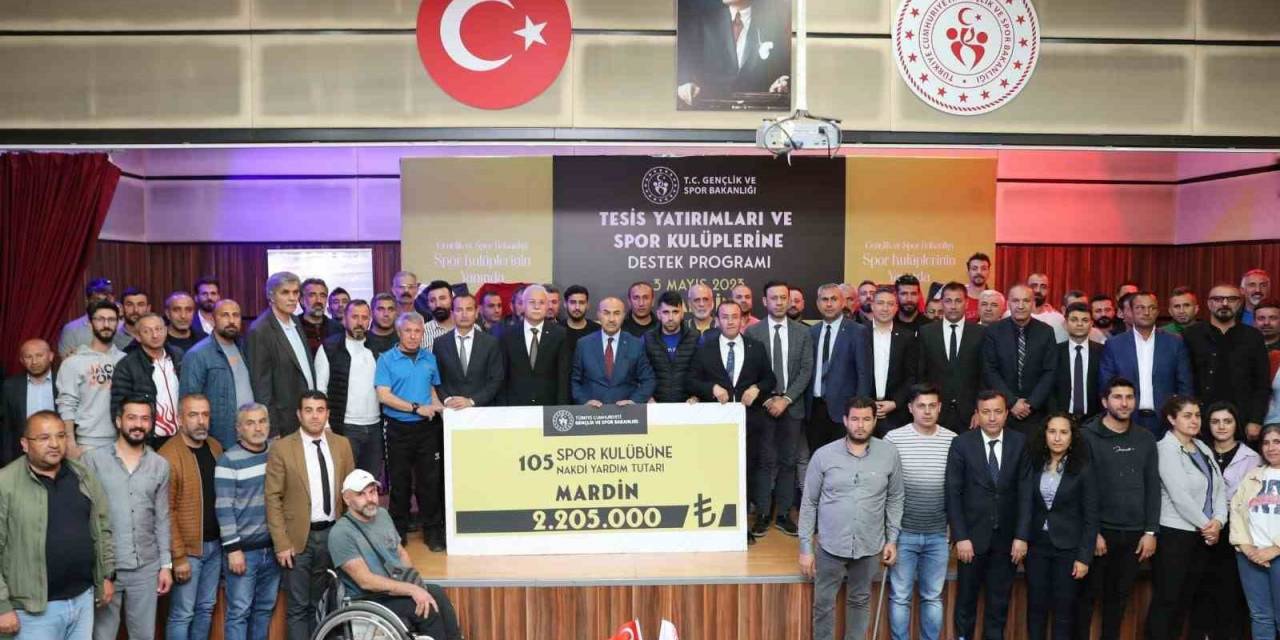 Mardin’de Amatör Spor Kulüplerine 2 Milyon 205 Bin Tl’lik Destek
