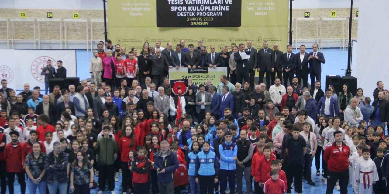 Samsun’da 269 Amatör Spor Kulübüne 7,1 Milyon Liralık Destek