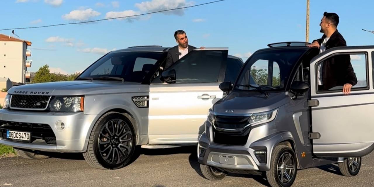 Elazığ Sokaklarındaki 2.3 Metrelik Minik Elektrikli Araç, Tüm Dikkatleri Üzerine Çekti
