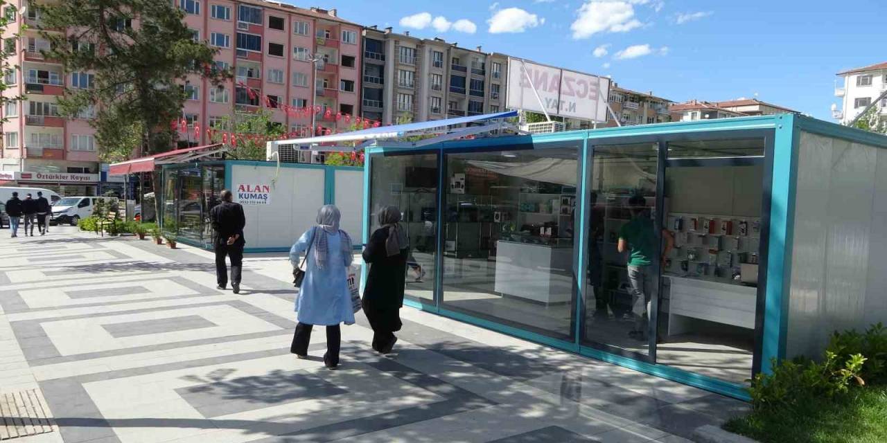 Malatya’da Konteyner Çarşılar Hizmet Vermeye Başladı