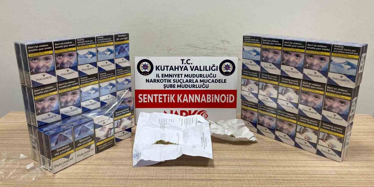 Kütahya’da Uyuşturucu Ve Kaçak Sigara Ele Geçirildi