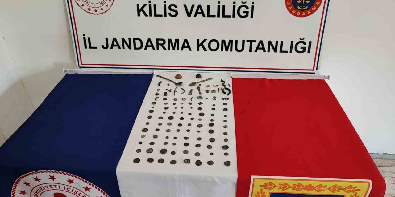 Kilis’te Tarihi Eser Operasyonunda 2 Gözaltı