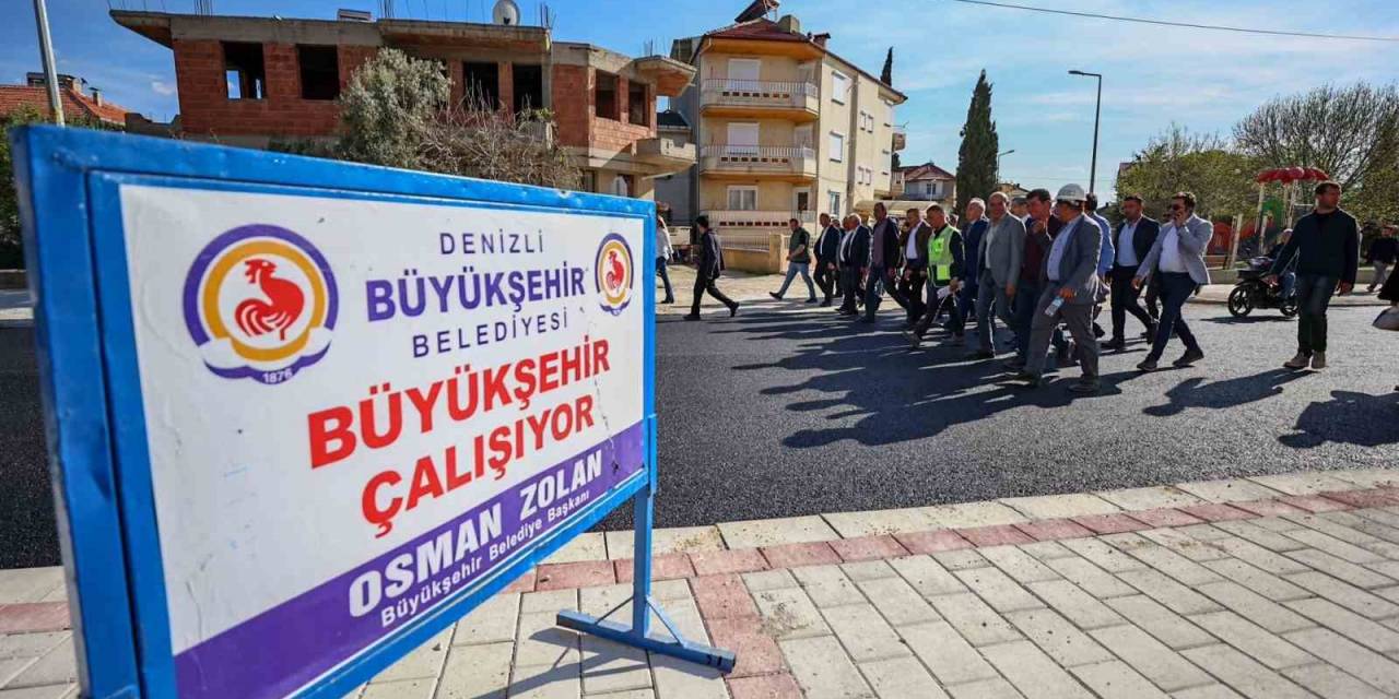Çivril’de Geciken Üstyapı Yatırımlarına Büyükşehir El Attı