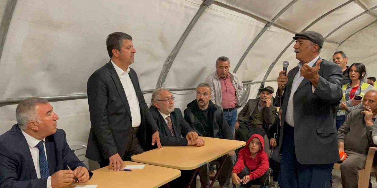 Milletvekili Tutdere, Depremzedelerin Sorunlarını Dinledi