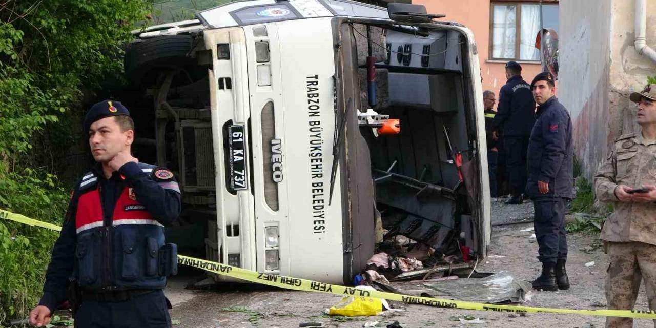 Trabzon’da Belediye Otobüsü Kaza Yaptı: 4 Ölü, 21 Yaralı
