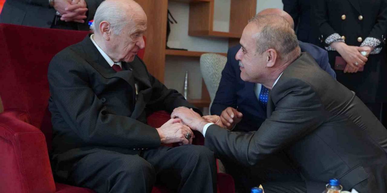 Mhp Lideri Bahçeli, Ortaca Belediyesini Ziyaret Etti