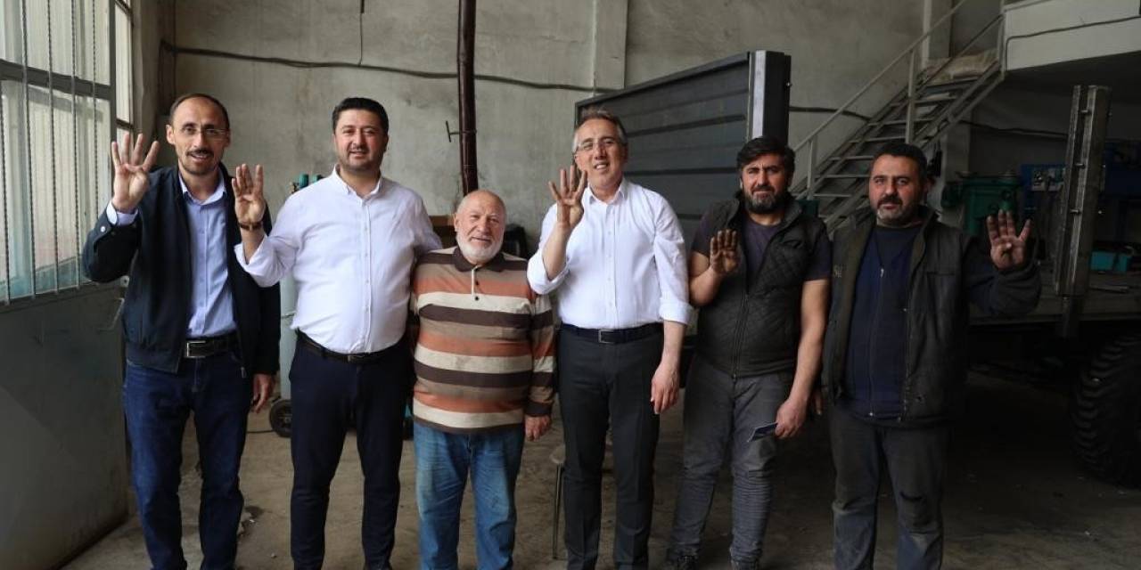 Başkan Savran Sanayi Esnaflarını Ziyaret Etti
