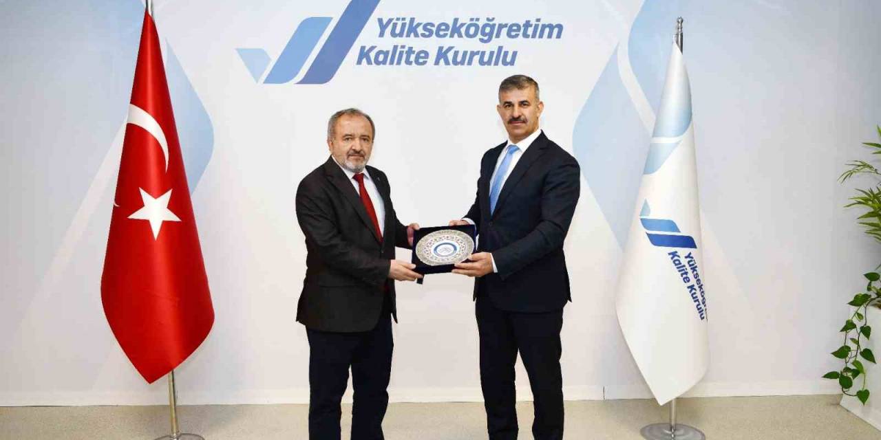 Rektör Çiftçi, Yökak Başkan Vekili Mustafa Çufalı İle Çakü’nün Kalite Süreçlerindeki Performansını Değerlendirdi
