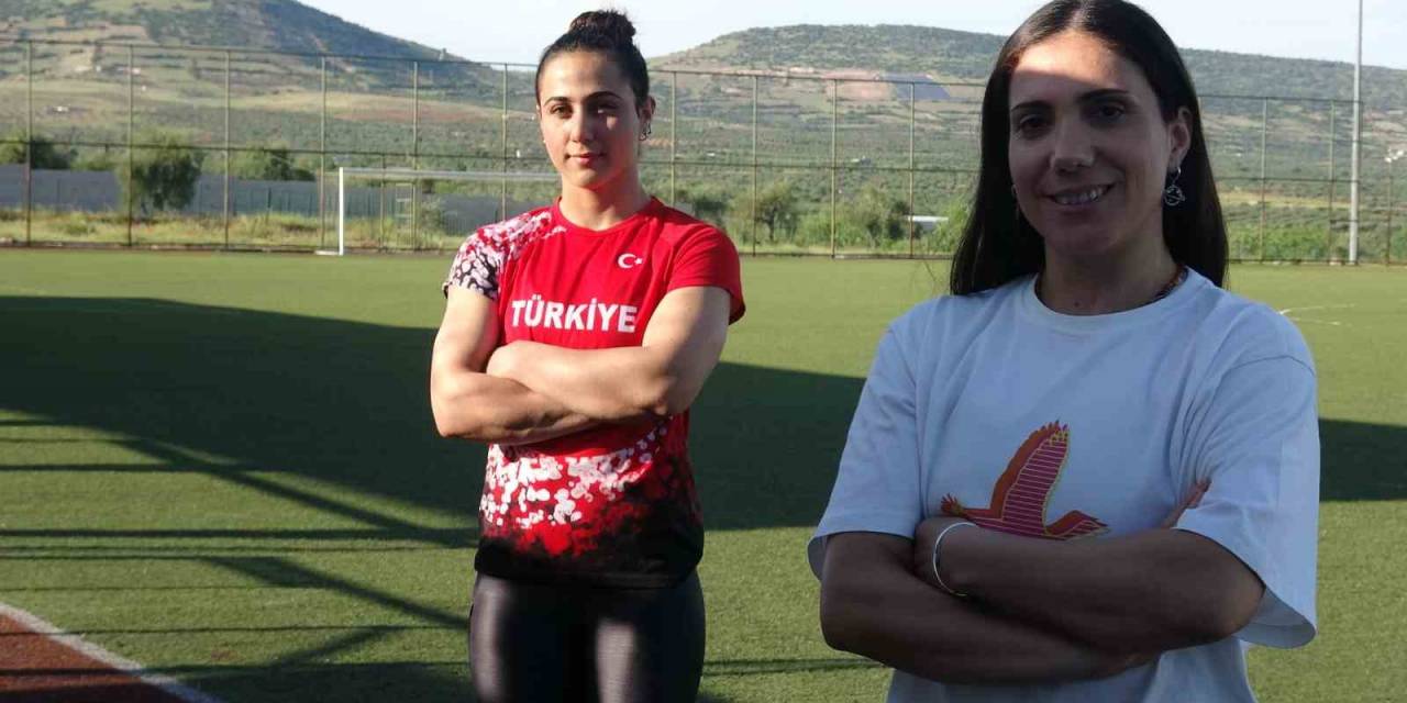 Kilisli Atlet, Futbol Sahasında Antrenman Yaparak Cirit Atmada Türkiye Şampiyonu Oldu