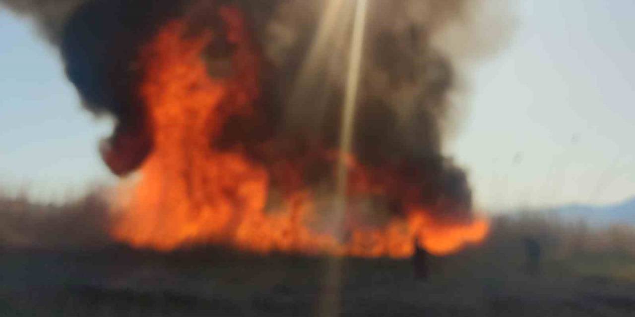 Van’da Sazlık Yangınları Devam Ediyor