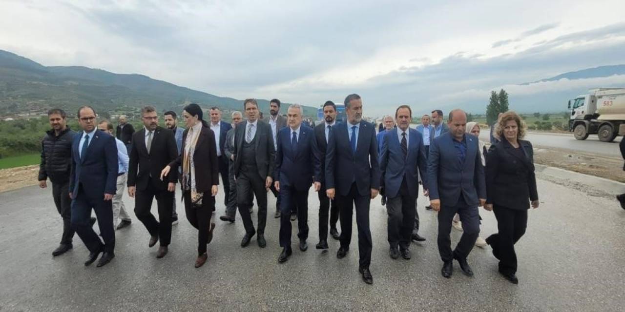 Aydınlı Muhtarlar Otoyol Çalışmasını İnceledi