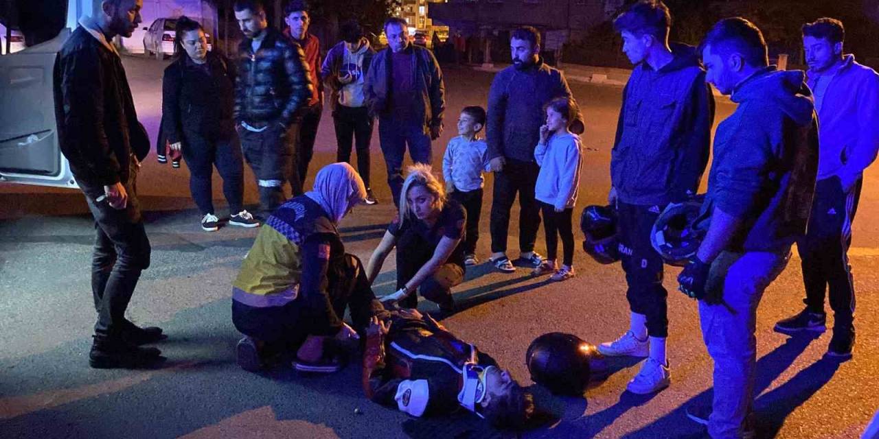 Elektrikli Bisiklete Çarpan Sürücü Olay Yerinden Kaçtı