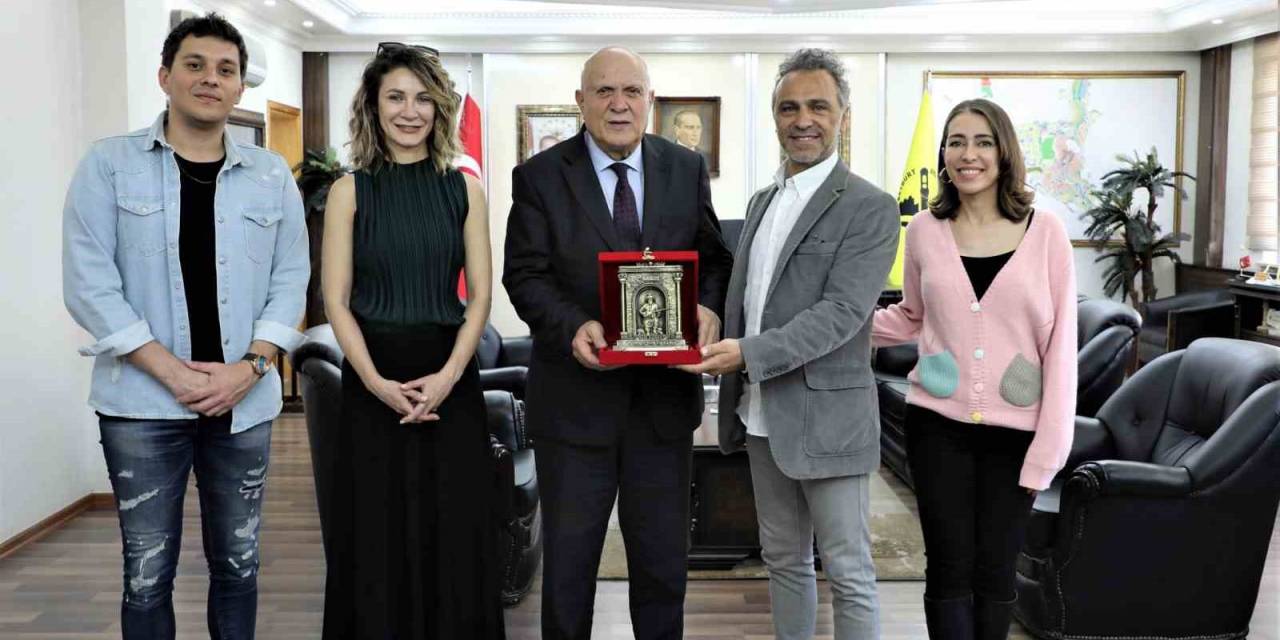 ‘borç’ Film Ekibinden Başkan Pekmezci’ye Ziyaret