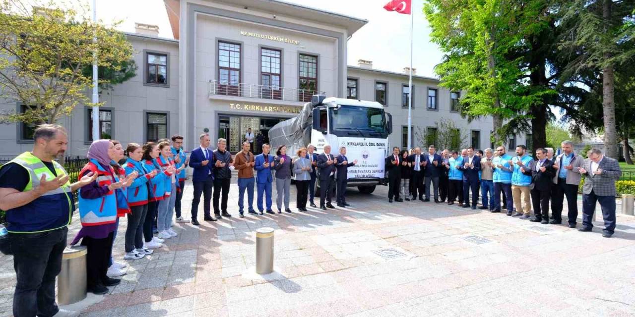 Kırklareli’nden Deprem Bölgesine Yardımlar Sürüyor