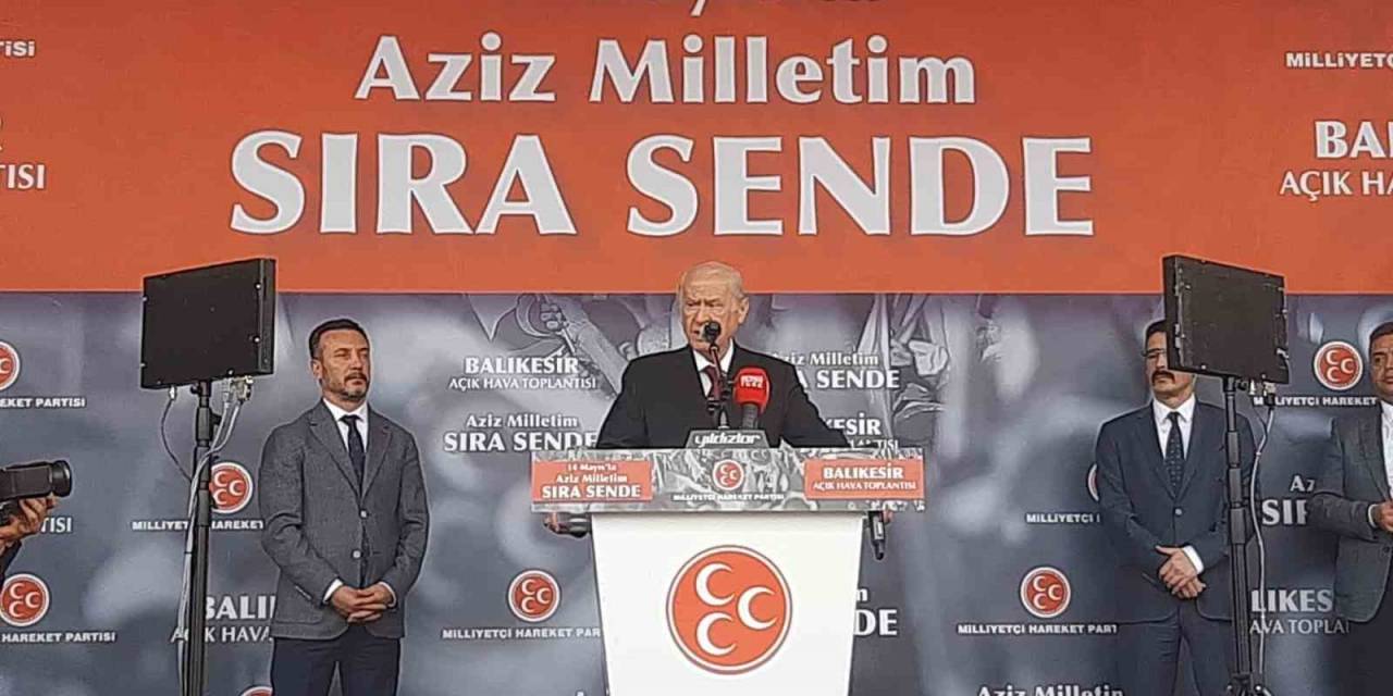 Mhp Lideri Bahçeli, Balıkesir’de Vatandaşlara Hitap Etti