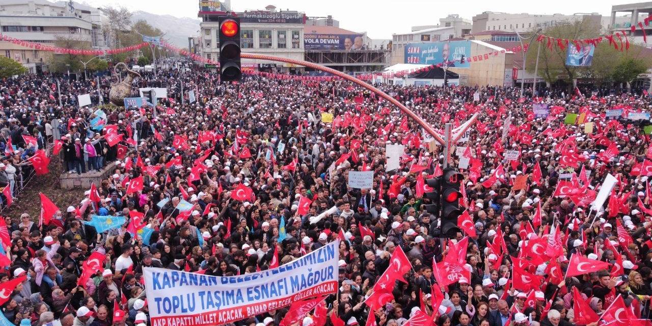 Kılıçdaroğlu, Erzincan’da Miting Yaptı