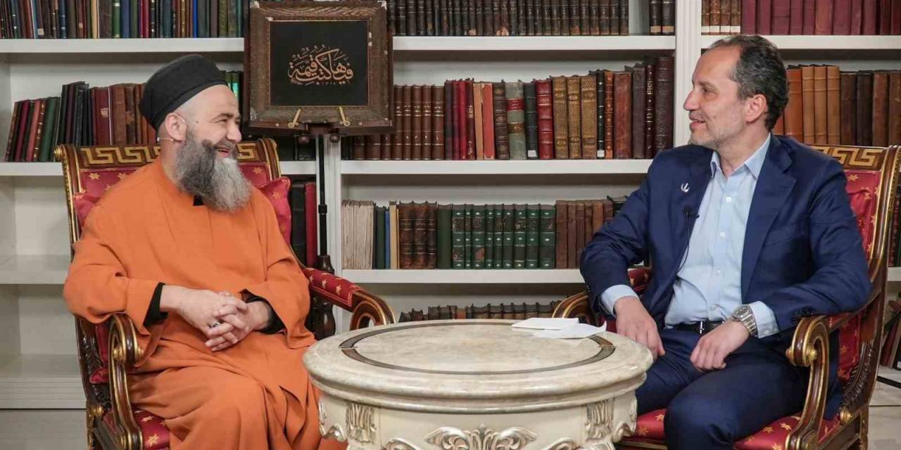Yeniden Refah Lideri Fatih Erbakan’dan Cübbeli Ahmet Hoca’ya Ziyaret