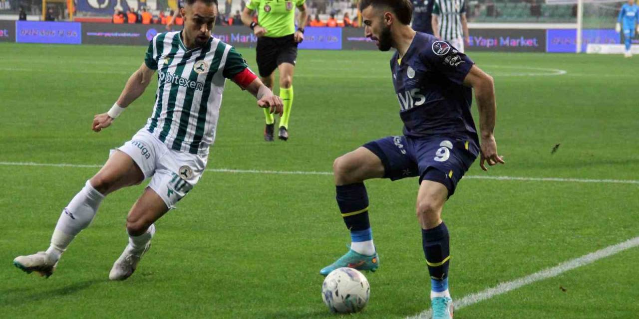 Spor Toto Süper Lig: Giresunspor: 1 - Fenerbahçe: 1 (maç Sonucu)