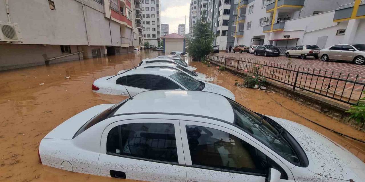 Kozan’da Sel Felaketi Havadan Görüntülendi