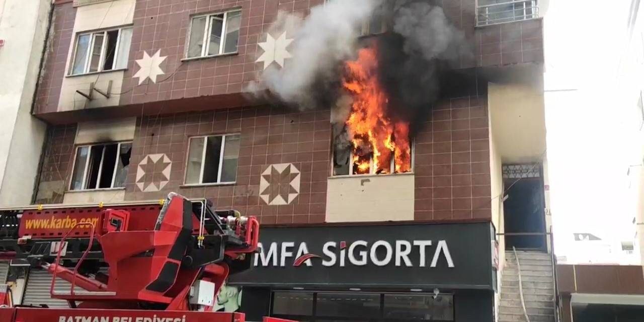 Batman’da Korkutan Yangın