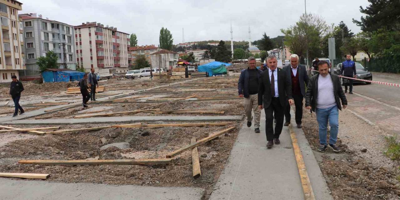 Yöresel Ürün Ve Kapalı Pazaryerine İnşaatı Başladı