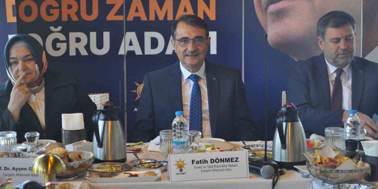 Bakan Dönmez, “eskişehir İçin 5 Yatırım Alanı Belirledik”