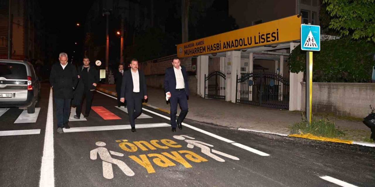 Başkan Yılmaz, Altay Caddesi’nde İncelemelerde Bulundu