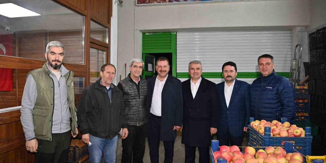Başkan Yılmaz, Esnafın Kahvaltısına Konuk Oldu