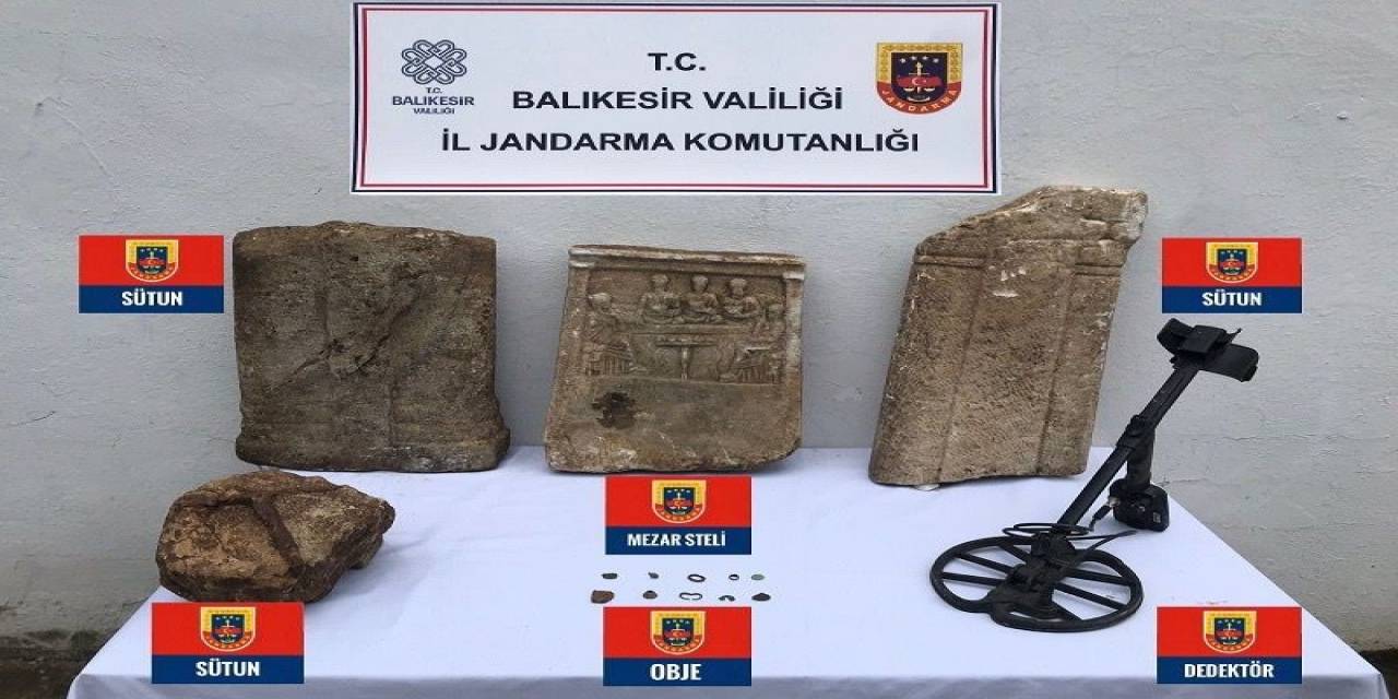 Gönen’de Tarihi Eser Operasyonu