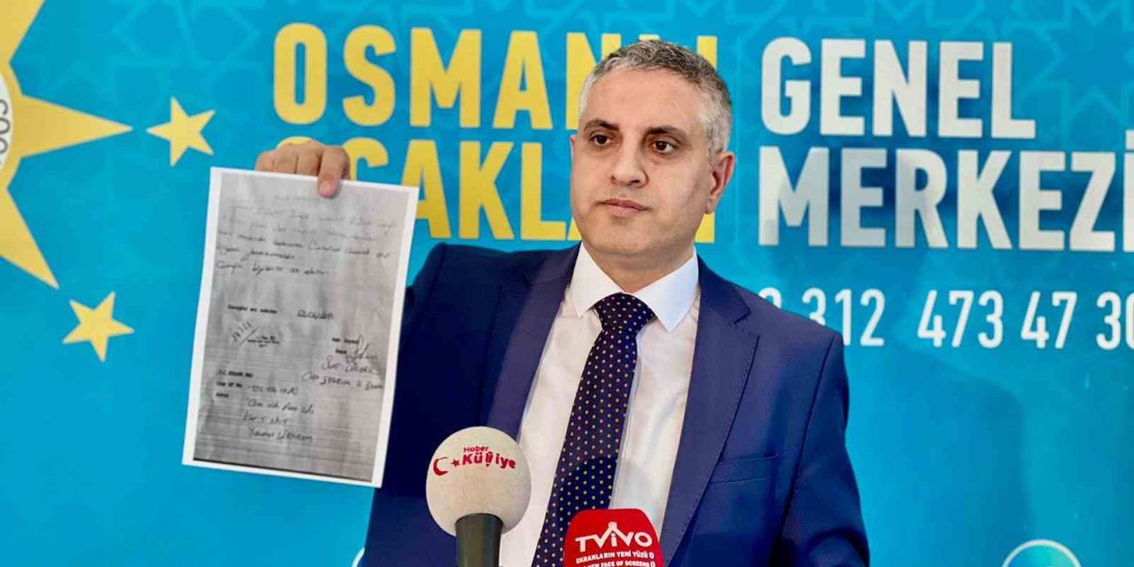 Osmanlı Ocakları Genel Başkanı Canpolat: "provokasyonlardan Medet Ummaya Başladılar"