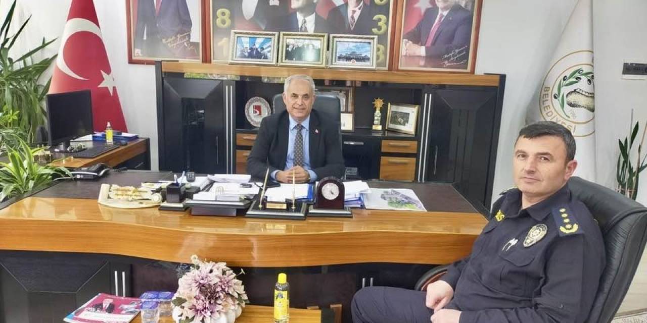 Emniyet Müdürü Bodur Ve Başkan Yaman Bir Araya Geldi