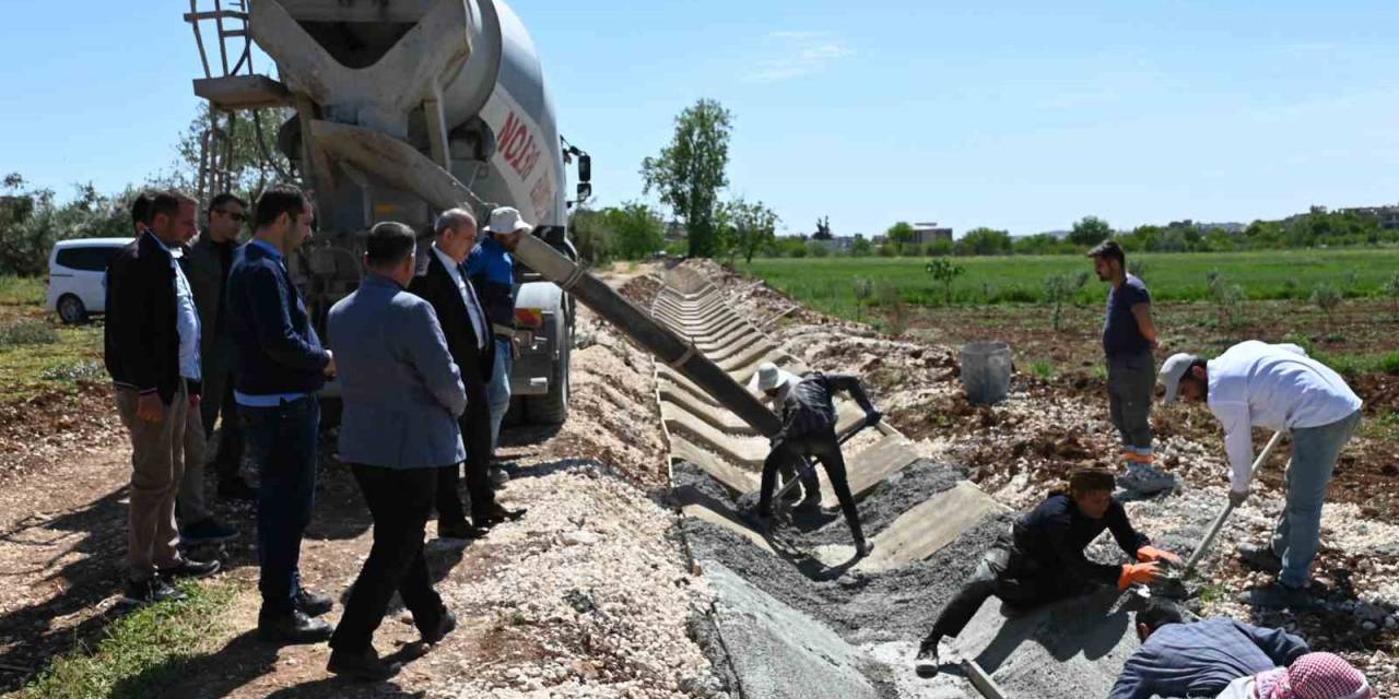 Oğuzeli’nde Çiftçiye Sulama Kanalı Müjdesi