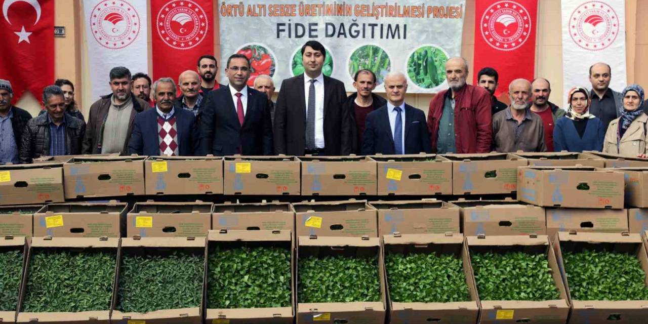 Gümüşhane’den 195 Bin Sebze Fidesi Toprakla Buluşacak