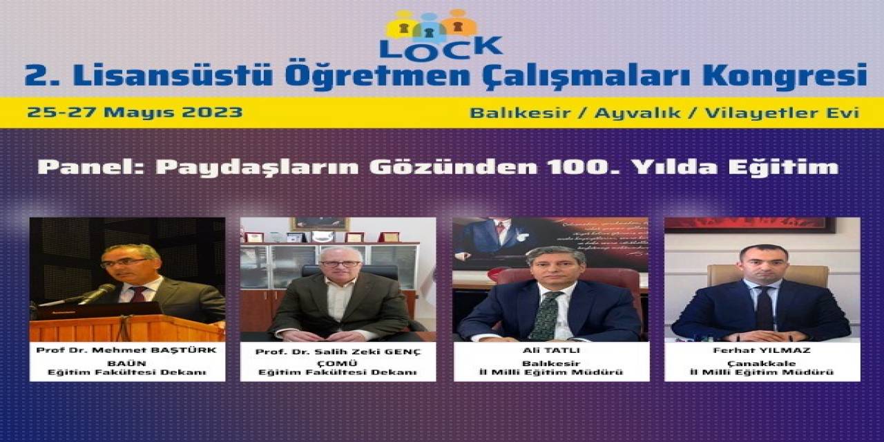 Ayvalık’ta Lisansüstü Öğretmen Çalışmaları Kongresi İçin Dinleyici Kayıtları Sürüyor