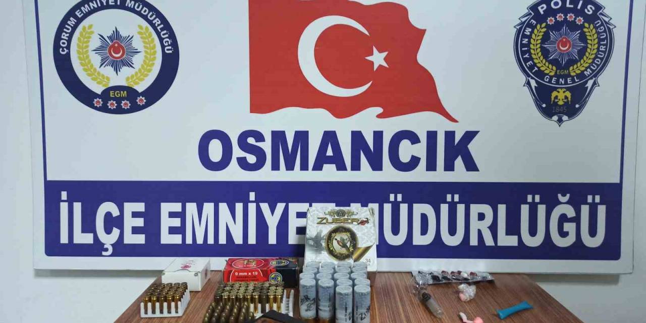Çorum Polisinden Uyuşturucu Ve Silah Operasyonu