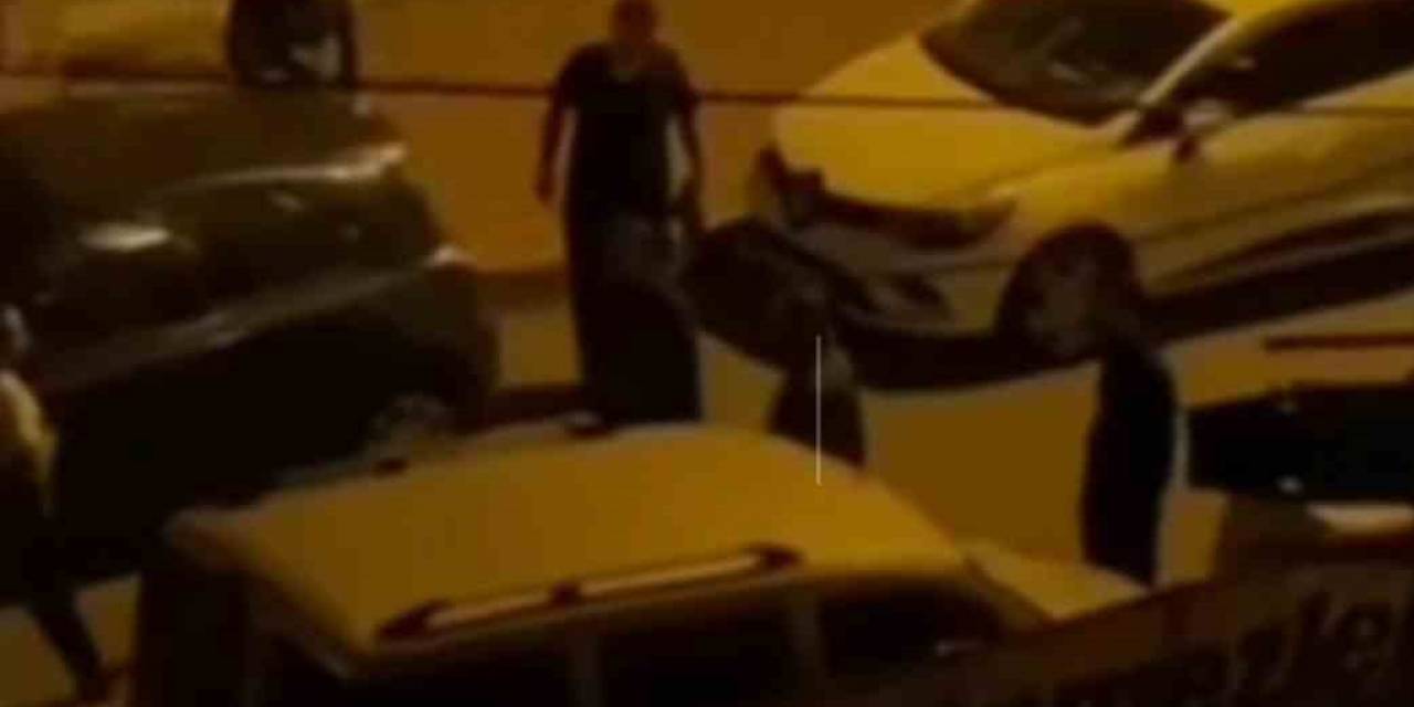 Tartıştığı Kişilerin Üzerine Otomobil Sürdü, O Anlar Kameraya Yansıdı