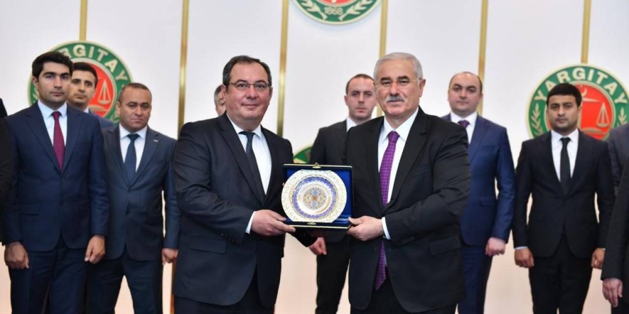 Azerbaycan Adalet Akademisi’nden Yargıtay Başkanı Akarca’ya Ziyaret