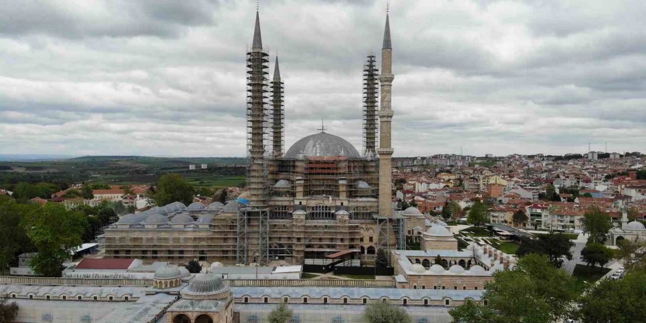 Mimar Sinan’ın Ustalık Eseri Selimiye Camii, Yıl Sonunda Modern Görünüme Kavuşacak