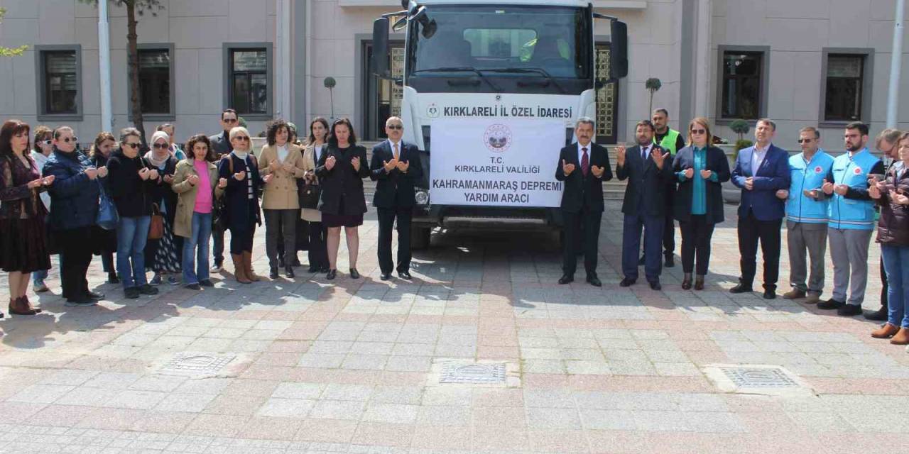 Kırklareli’den Deprem Bölgesine Yardım