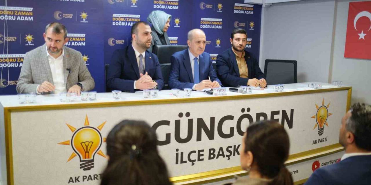 Ak Parti Genel Başkanvekili Kurtulmuş: “tayyip Erdoğan’ı Göndermek İçin Yedi Yamalı Bohça Koalisyon Kurdular”