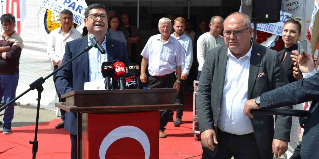 Fethiye’deki Tarım Fuarı Açılışında Gerginlik