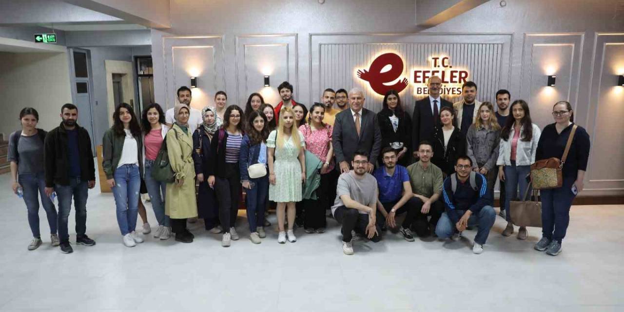 Efeler Belediyesi Adü’lü Öğrencileri Ağırladı