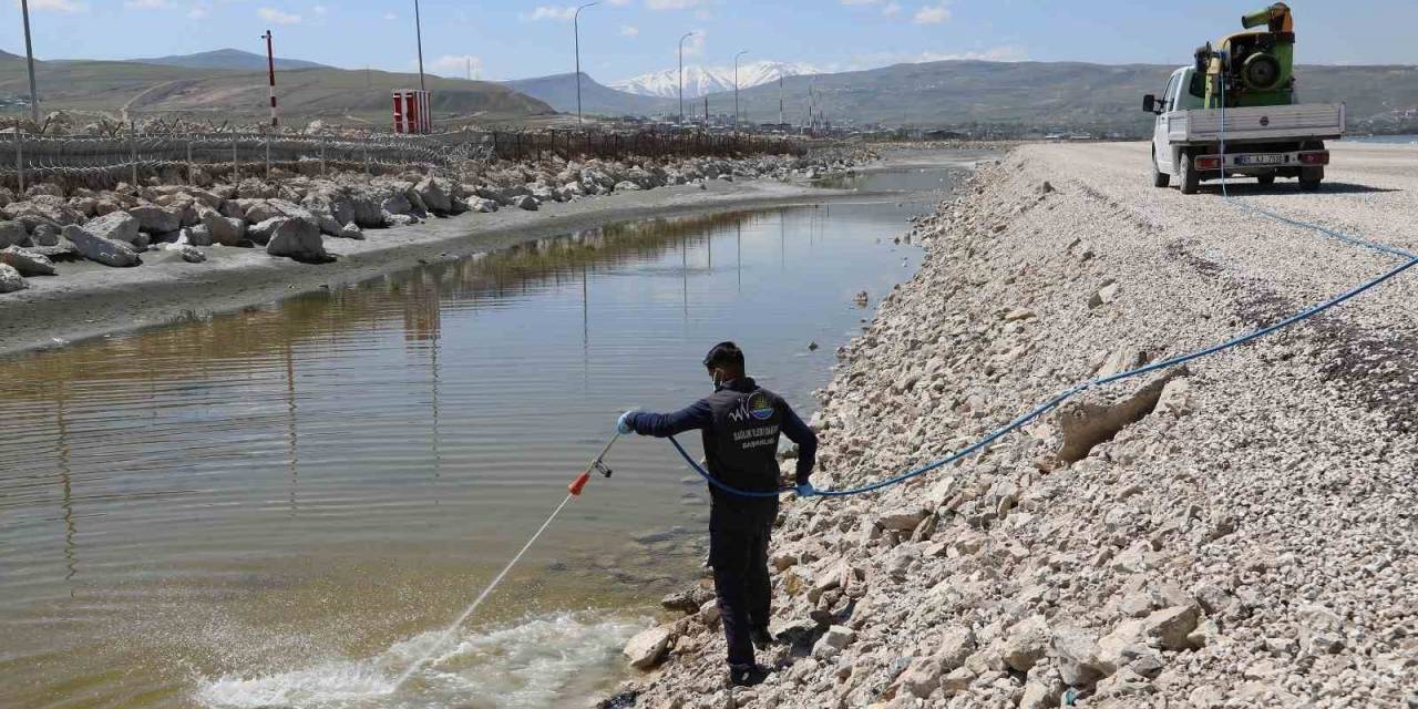Van Büyükşehir Belediyesinin İlaçlama Çalışmaları Devam Ediyor