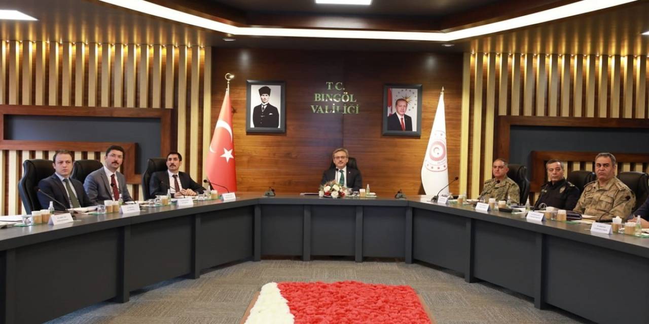 Bingöl’de Seçim Güvenliği Toplantısı Yapıldı