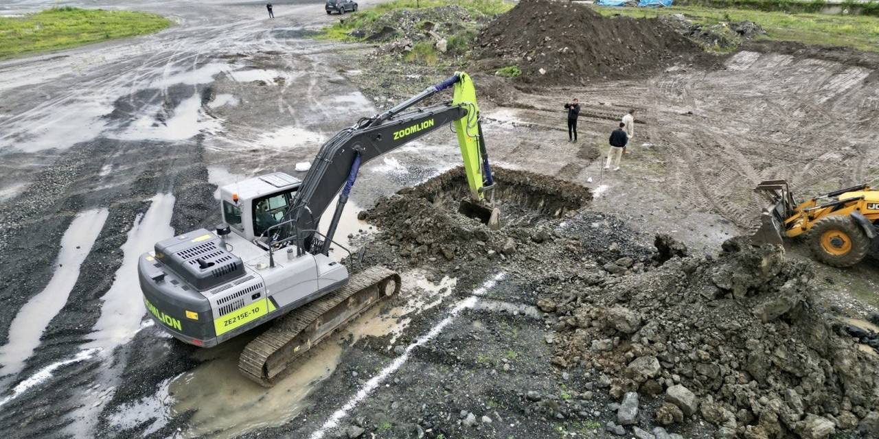 Çarşamba Tekstilkent’te Kazma Vuruldu