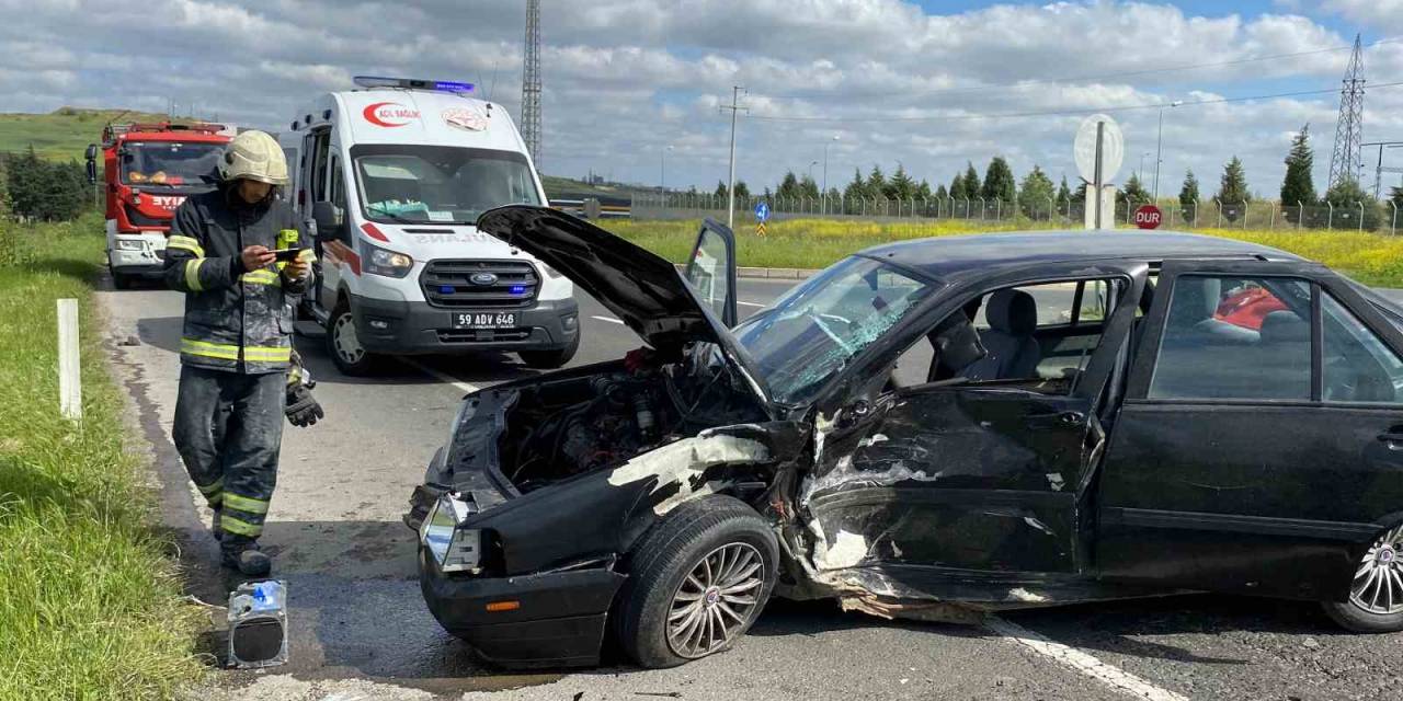 Çorlu’da Trafik Kazası: 1 Yaralı
