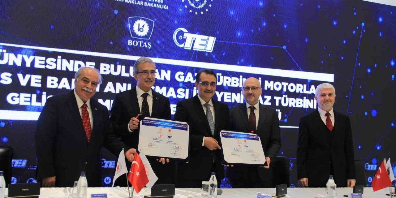 Teı İle Botaş Arasında ’gaz Türbinli Motorların Servis Ve Bakım Anlaşması İle Yeni Gaz Türbini Geliştirilmesi Ve Temini Protokolü’ İmzalandı