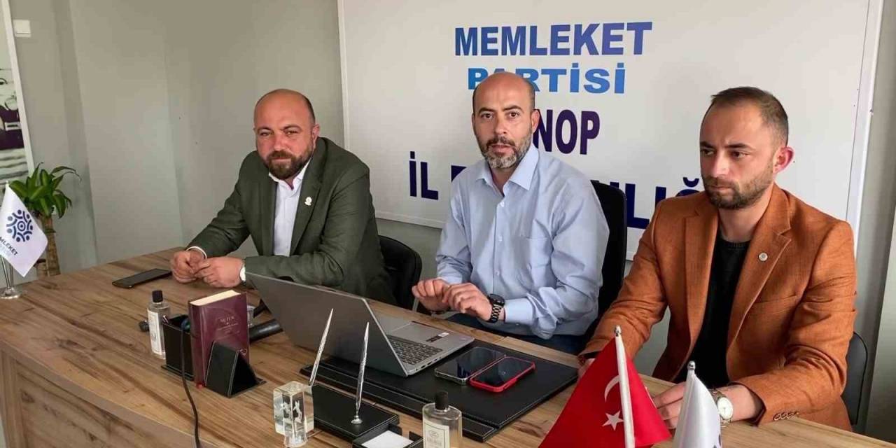 Memleket Partisi Sinop İl Teşkilatı Toplu İstifa Etti