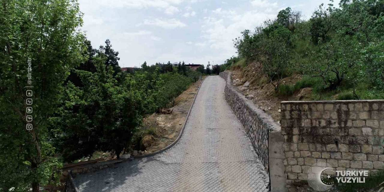 Siirt Belediyesi, Mezarlığa Giden Yol Çalışmalarını Tamamladı
